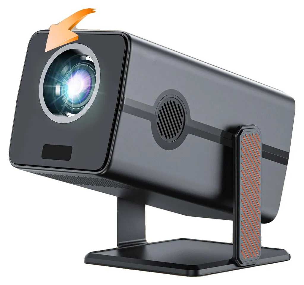 Projecteur Vidéo Native 1080P Full HD Noir Sans Fil avec Prise EU - V1