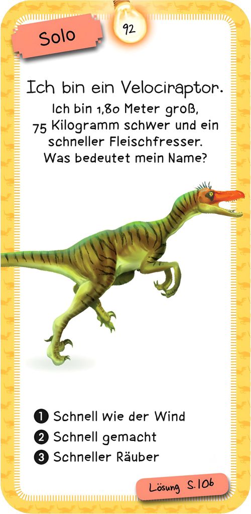 moses verlag 90376 Das Dinosaurier-Quiz, Kinderquiz für kleine Dino-Fans, Mehrfarbig, M