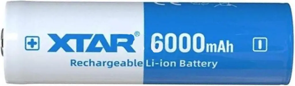 Batterie Rechargeable 21700 XTAR 6000mAh pour Appareils Longue Durée