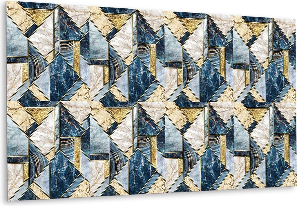 Deko Aufkleber Bodenbeläge PVC für die Küche Wandaufkleber Selbstklebende , Abstraktionsgeometrie - 100 cm x 50 cm