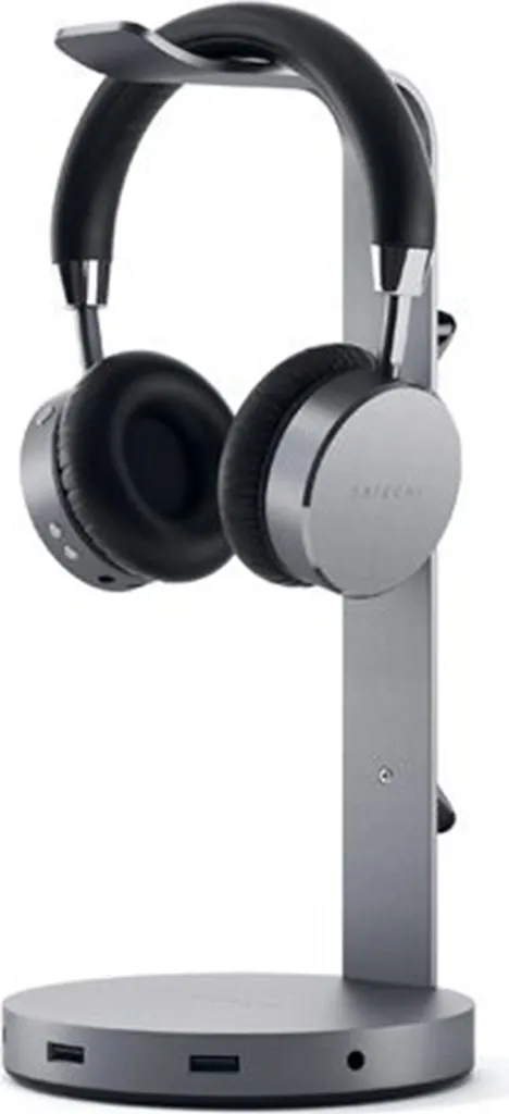Satechi Support Écouteurs Space Grey - Finition Aluminium Haut de Gamme