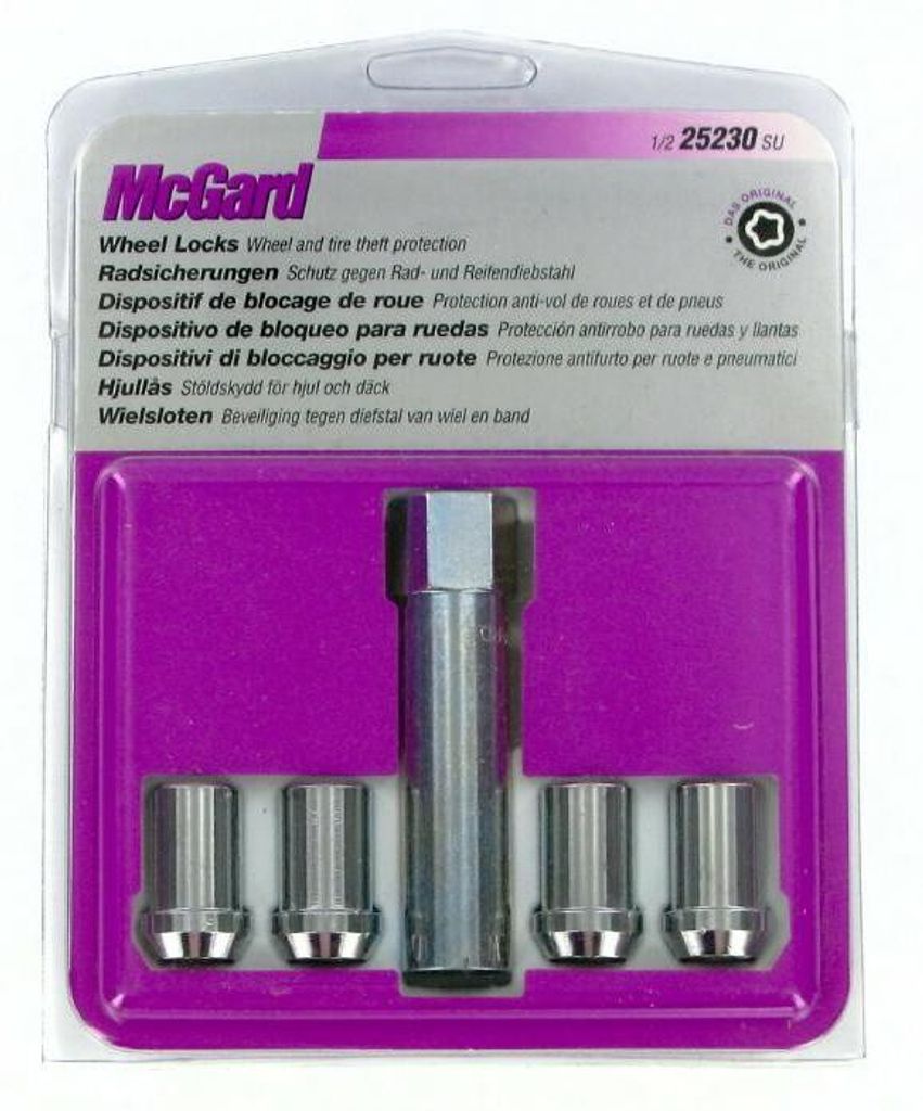 Mcgard Kit 4 Radschloss Tuner Style F030 Gewinde 1/2x20 Kompatibel reduzierten