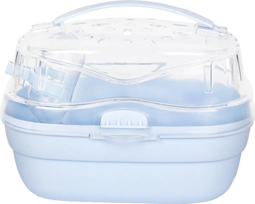 Viaggia col tuo Criceto: Borsa Blu Crema Leggera per Escursioni Outdoor