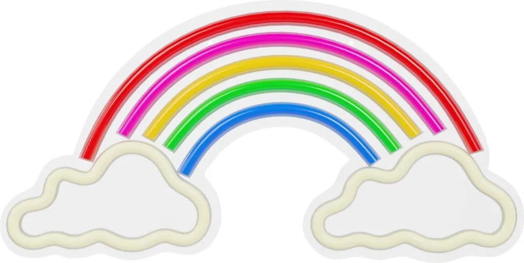Neon LED Artistico Arcobaleno PLEXI FPNE32 - Forever Light Decor