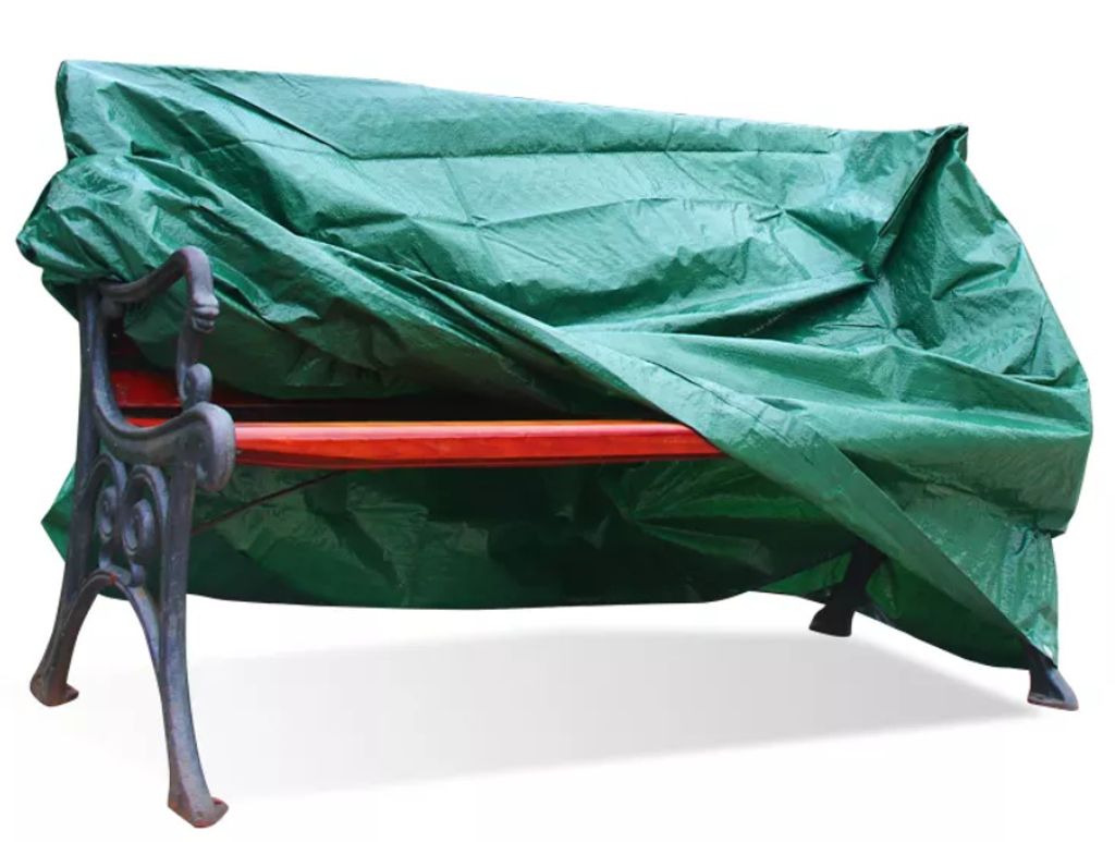 STARTWO Terrassenmöbel-Abdeckung 4-teilig – Wasserdicht & Winddicht Für Rattan Outdoor-Möbel | Mit Schnallenriemen, Grau