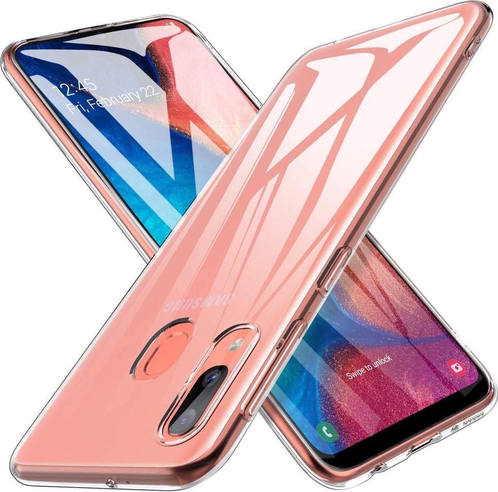 Schutzhülle für Samsung Galaxy A20/A30 Cover Ultra Slim Case Tasche aus TPU Stoßfest Extra Dünn Schlank