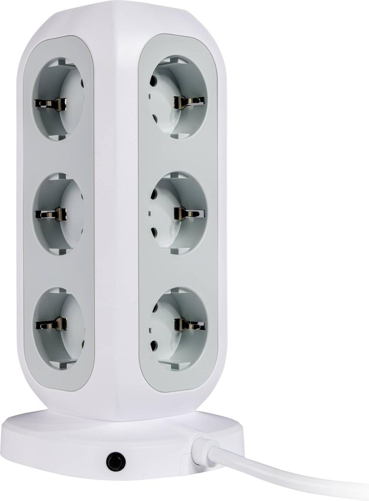 Verbatim EU Power Tower EUPT-01 11xAC / 2xUSB-A / 2xUSB-C  Produktbild 