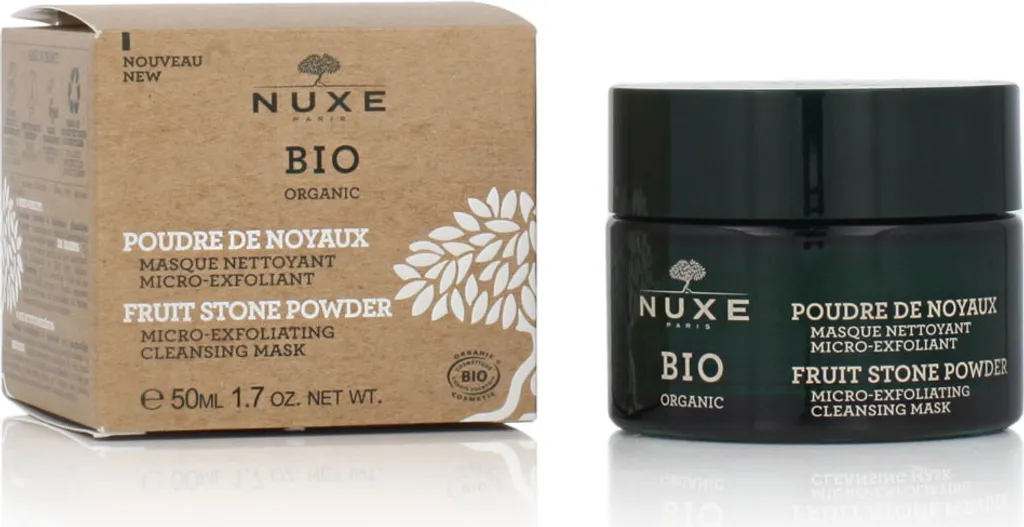 Masque visage micro-exfoliant certifié bio NUXE pour purifier le grain