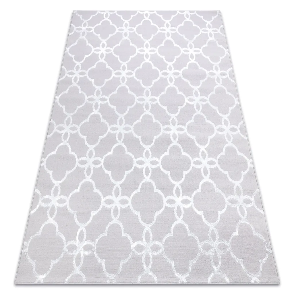 Tapis de Salon Moderne à Motifs Floraux - Tissage Relief 80x150 cm