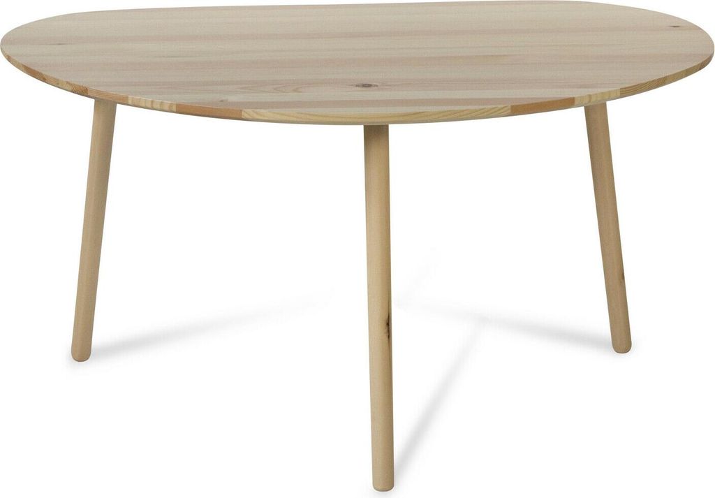 Beistelltisch Couchtisch Natur Holztisch Nierentisch Tisch Obrázek produktu 
