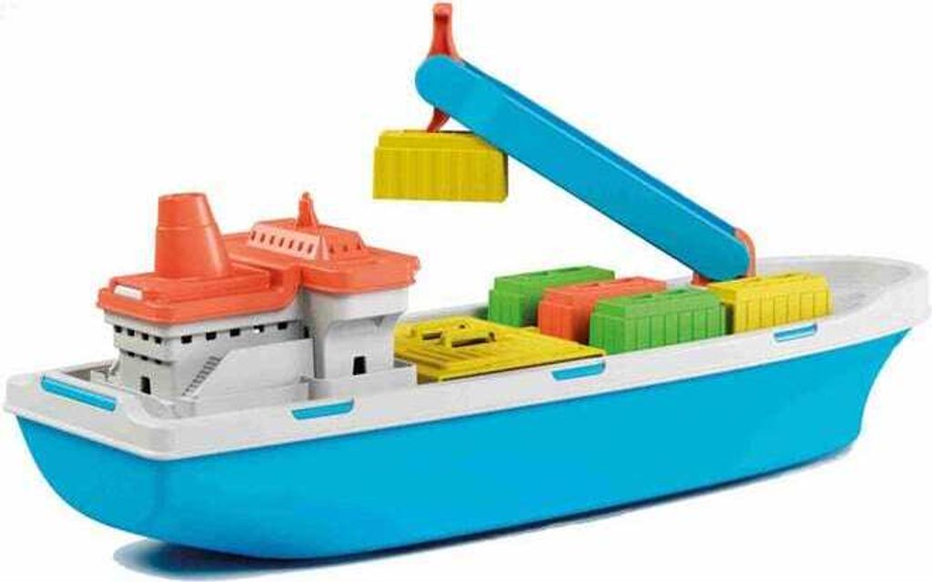 Kontenerowiec z 5 kontenerami - ok. 40 cm Zdjęcie produktu 