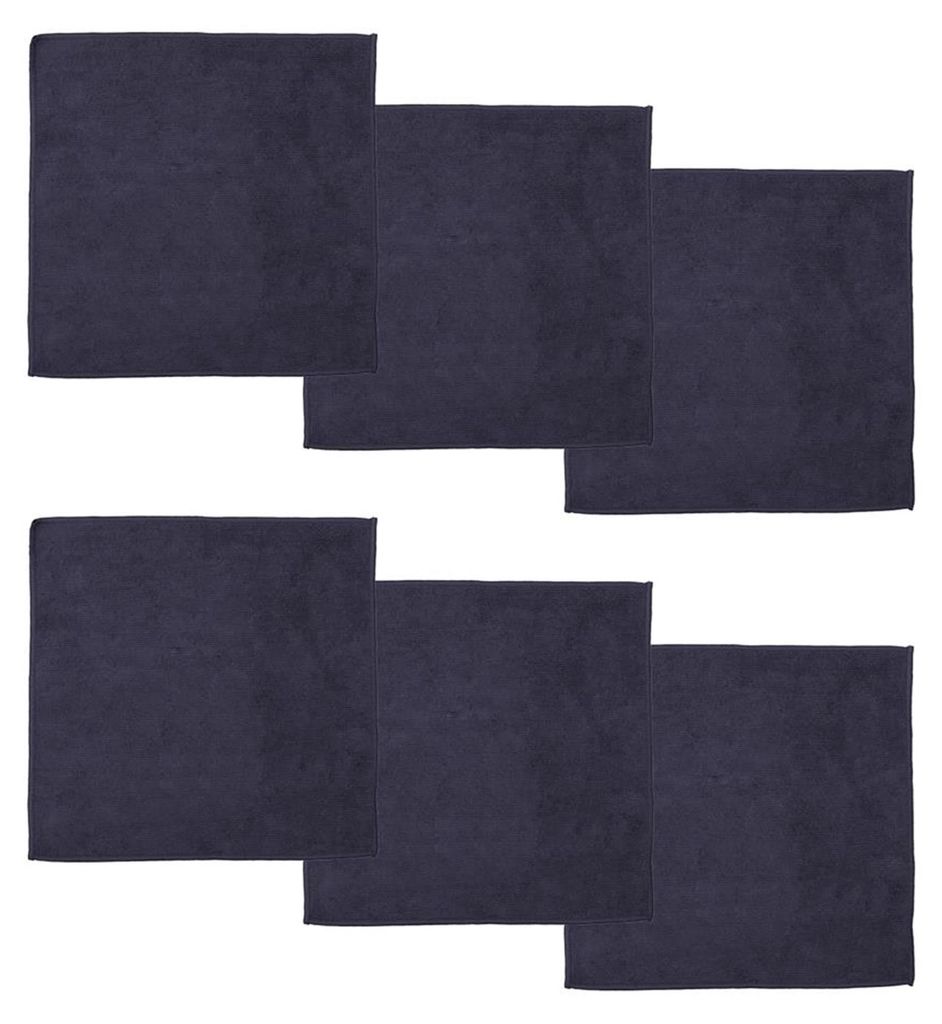 Ddddd Mikrofasertuch Billie 30x30 cm blau 6 Stück | 4 Stück