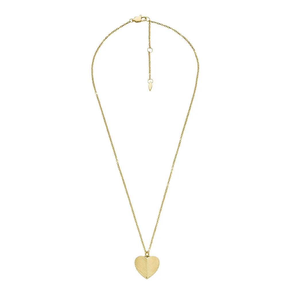 Fossil Harlow JF04652710: Collana Acciaio Dorato Inossidabile Donna
