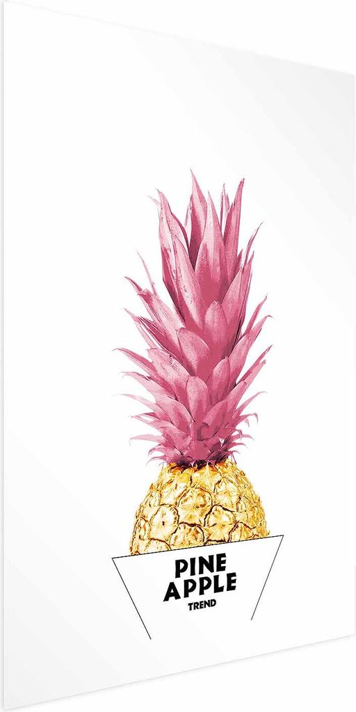 Posterpapier Poster - Golden Pineapple 40x60 cm Blumen b-C-0290-ao-a