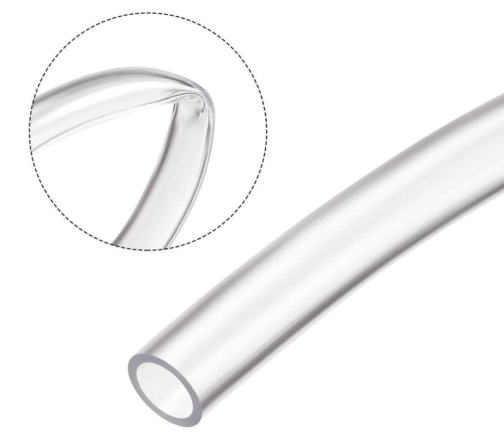PVC Schlauch 8mm ID x 8mm OD, 1 Meter Kondensatschlauch Wasserleitung Kunststoff fš¹r Garten, Aquarium, Wasserleitung