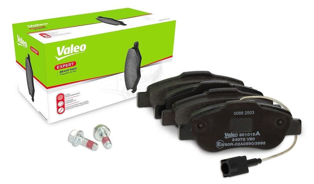 Bremsbelagsatz Scheiben vorne 17,5 mm VALEO für u.a. FIAT PANDA