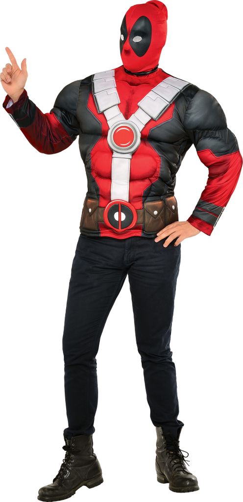 Rubie's Costume Herren Deadpool Muscle Chest Costume Top-STD