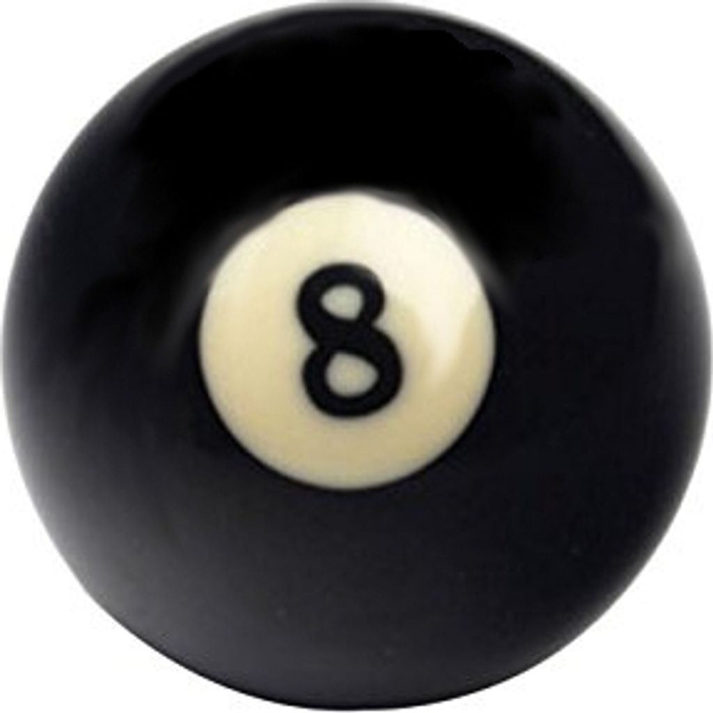 John West Billardkugel Schwarze 8 - Einzelkugel 57 mm