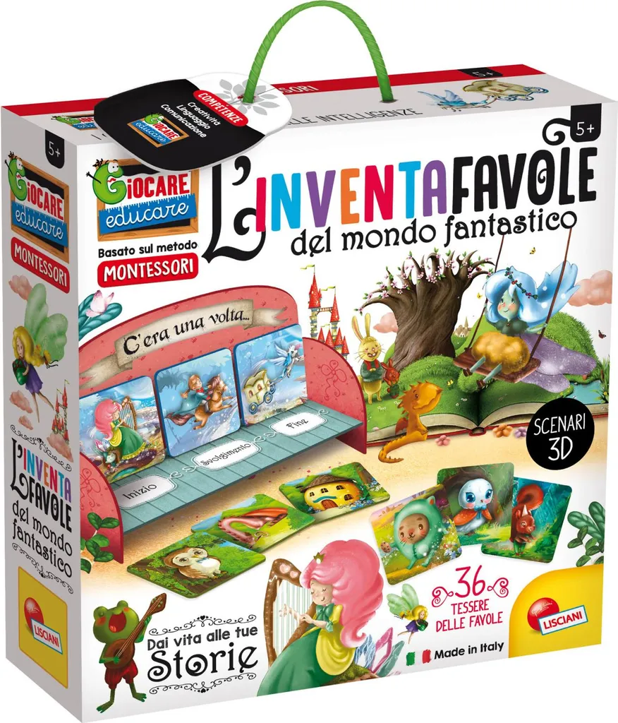 Jeu Éducatif Lisciani Montessori pour Apprendre à Créer des Histoires