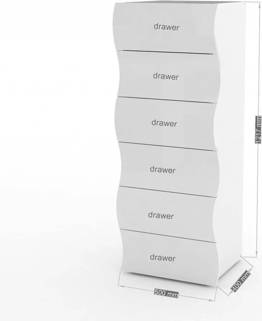 Commode de rangement 50 cm de large pour optimiser les petits espaces - 3