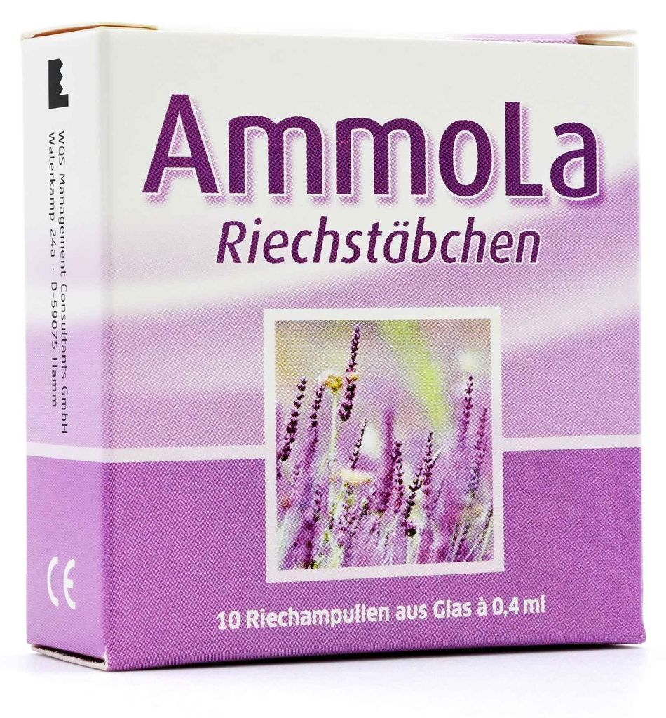 AMMOLA Riechstäbchen Riechampullen 10X0.4ml PZN 06766849 Produktbild 