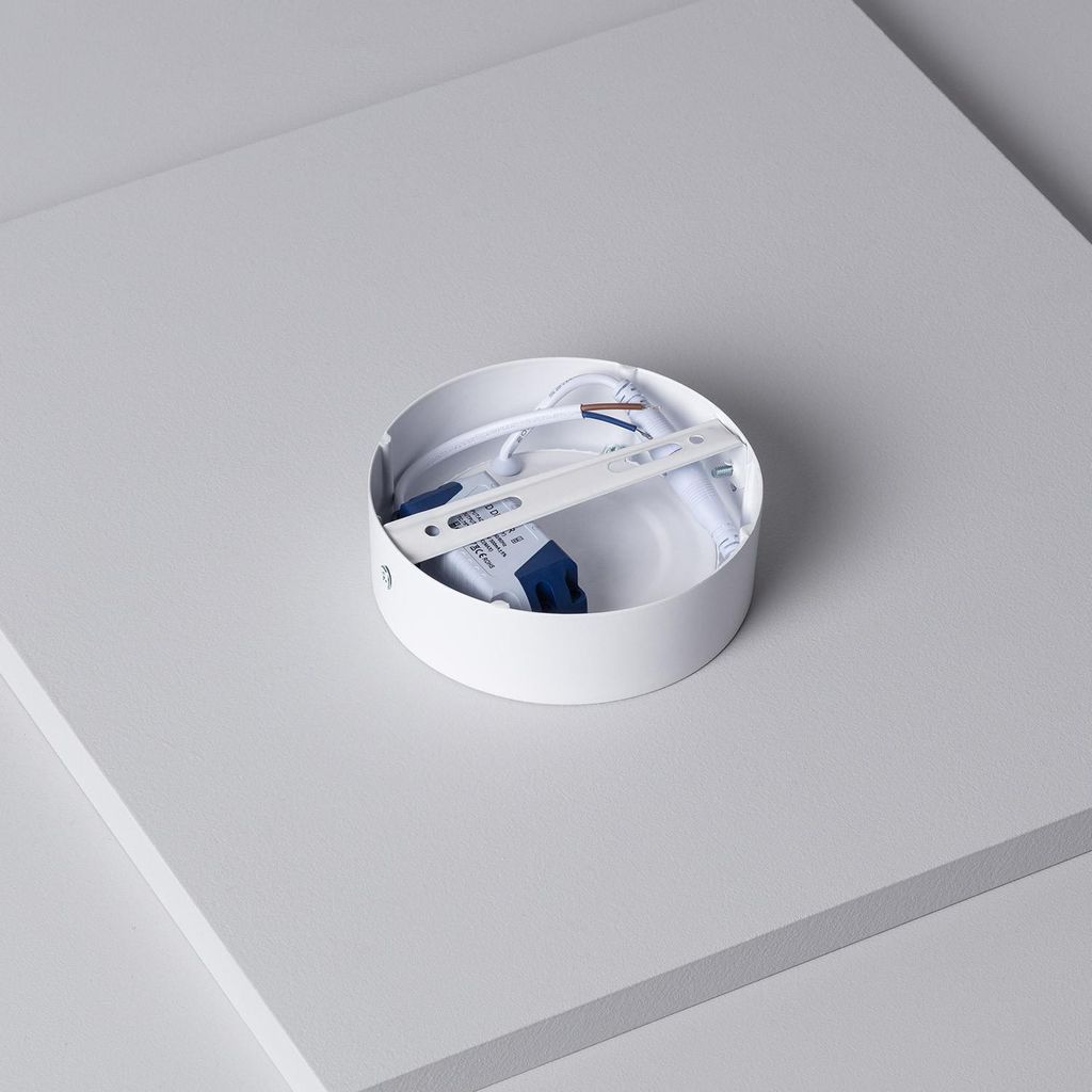 LED-Deckenleuchte 6W Rund Ø120 mm 3000K Warmweiß Produktbild 4