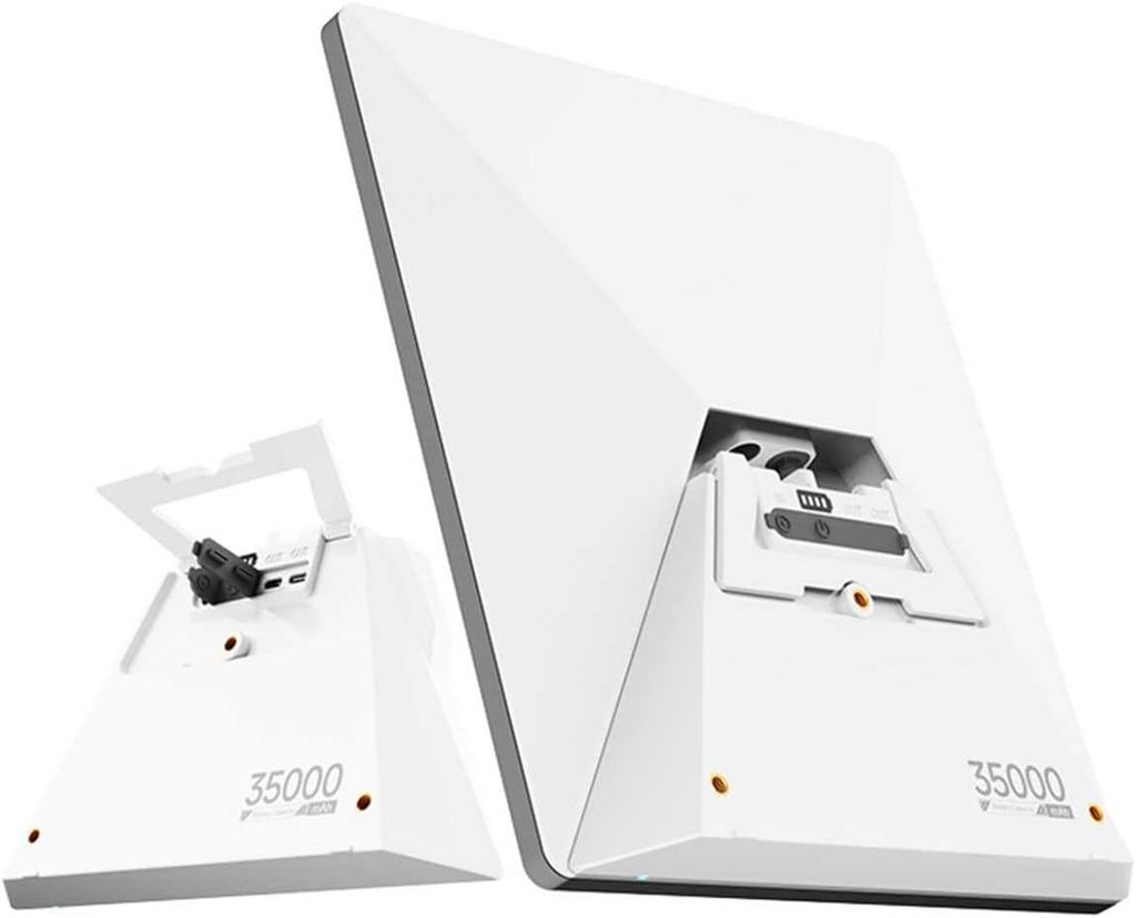 Elfcam - 127,75 Wh Externer Akku Clip-on für Starlink Mini, Laufzeit bis zu 6 Stunden, 2 x DC & USB-C-Ausgang, entspricht den Luftfahrtnormen