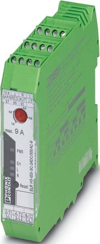 Phoenix Contact 4-in-1" Hybrid-Motorstarter ELR H5-IES-SC- 24DC/500AC-9 Last-Strom 9 A Schaltspannung 42