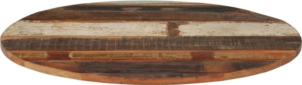 "Winter Sale" Tischplatten - Mehrfarbig Tischplatte Rund 70cm 15-16 mm Altholz Massiv DE4639333
