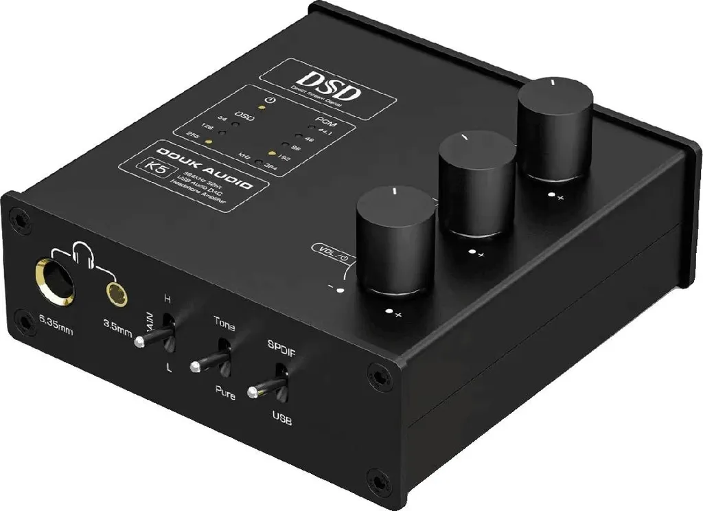 Convertisseur Audio USB DAC externe pour casque et enceintes actives