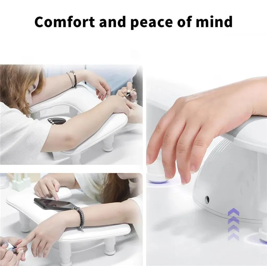 Fini les douleurs au poignet : support main manucure ergonomique 15°