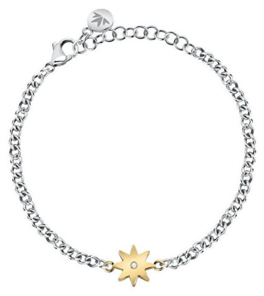 Playful bicolor bracelet with star Maia SAUY11