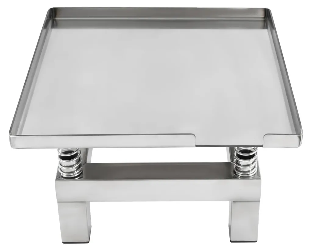 Appareil de fitness plateforme vibrante argentée 3600 tr/min en inox UE