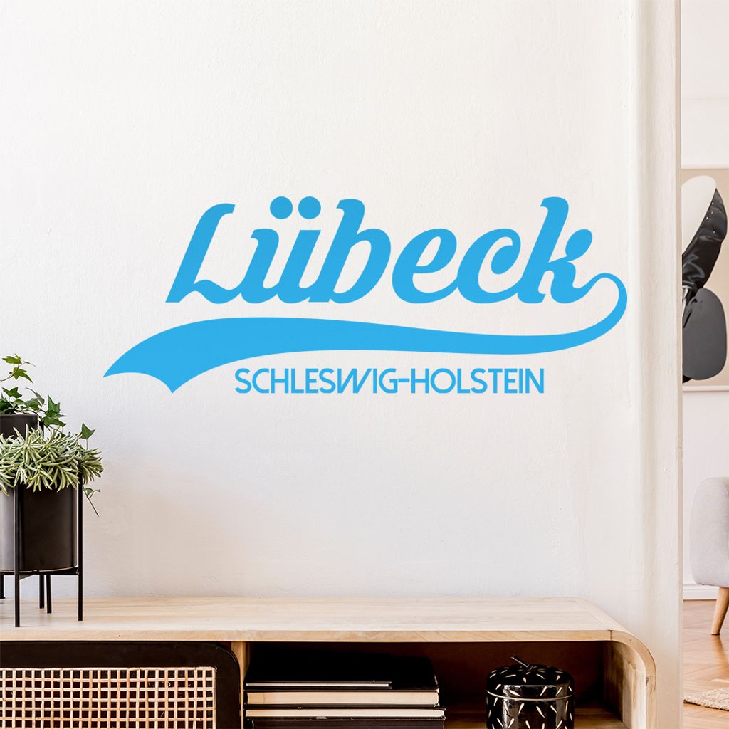 Lübeck Schleswig-Holstein Wandtattoo Wandaufkleber Wall Sticker - Dekoration, Küche, Wohnzimmer, Schlafzimmer, Badezimmer