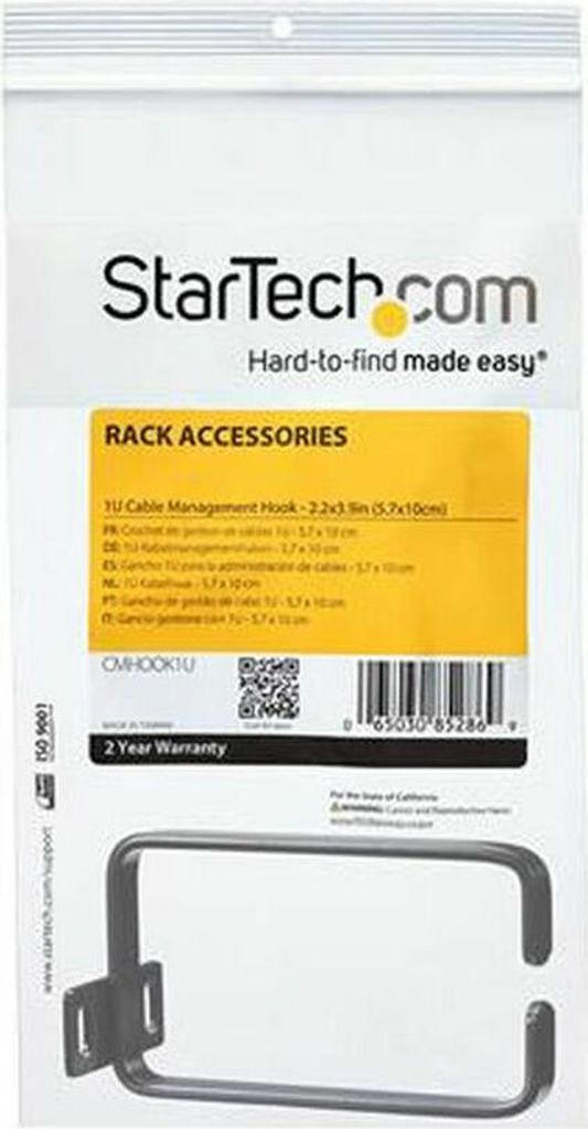 STARTECH Rack Cable Management D-Ring