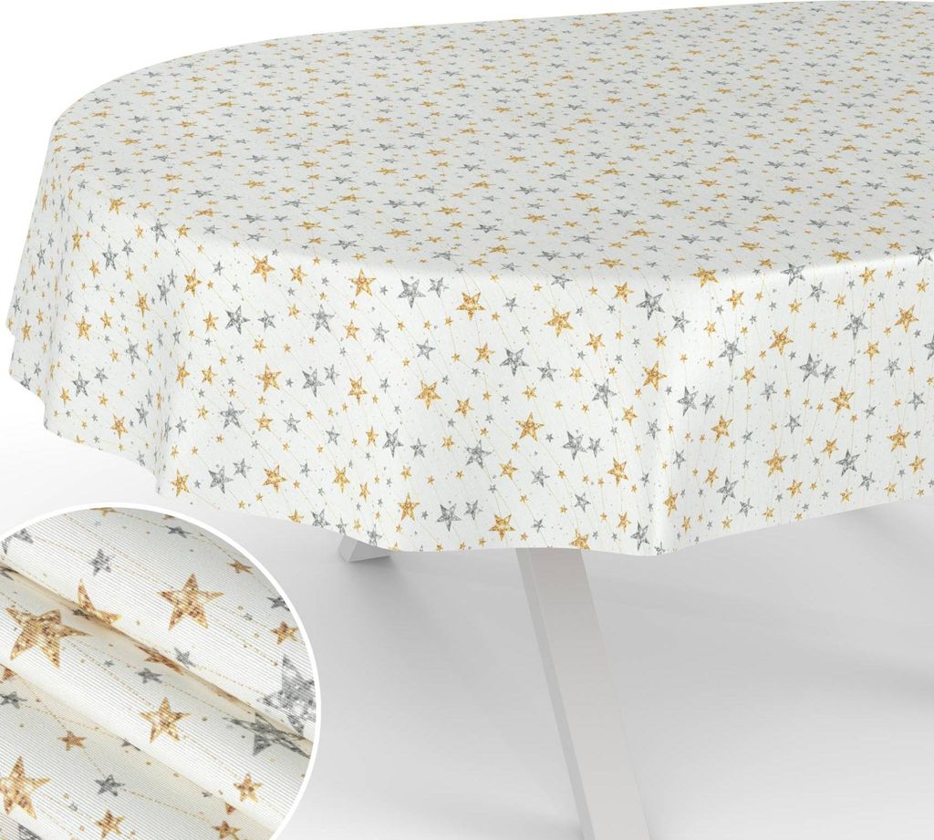 Tischdecke Strene Oval 160x140cm