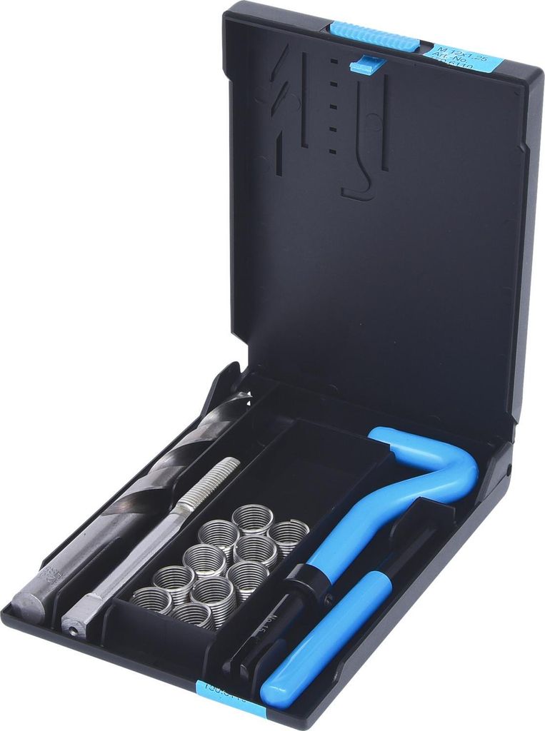 KS Tools Nirostahl Gewinde-Reparatur-Satz M12x1,25x16,8 mm, 14-tlg.