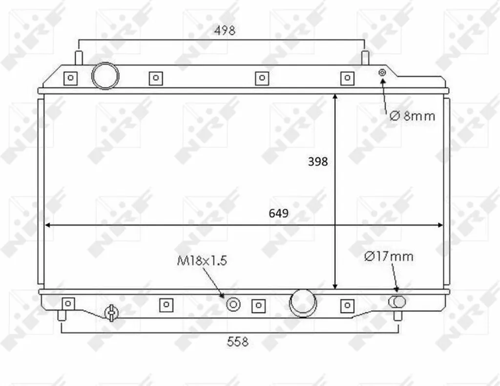 Radiateur de rechange OE 19010RMAE01 pour éliminer les fuites