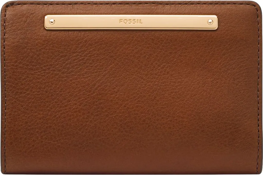 Portefeuille Cuir Multi-emplacements Fossil Liza Marron avec RFID