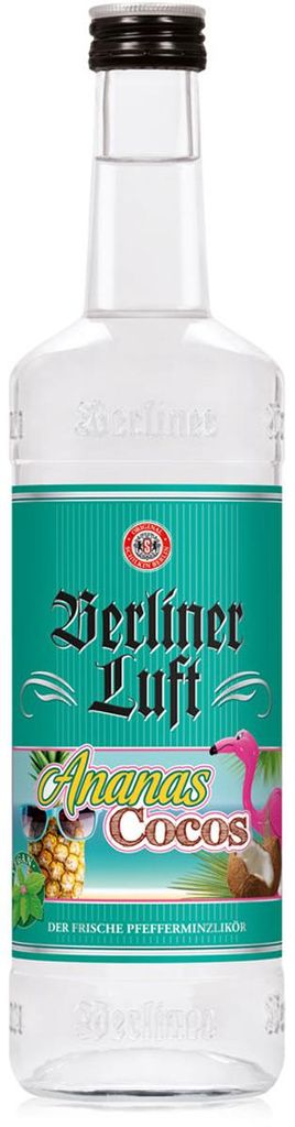 Berliner Luft Ananasovo-kokosovo-mátový likér | 18 % obj. | Obrázek produktu 