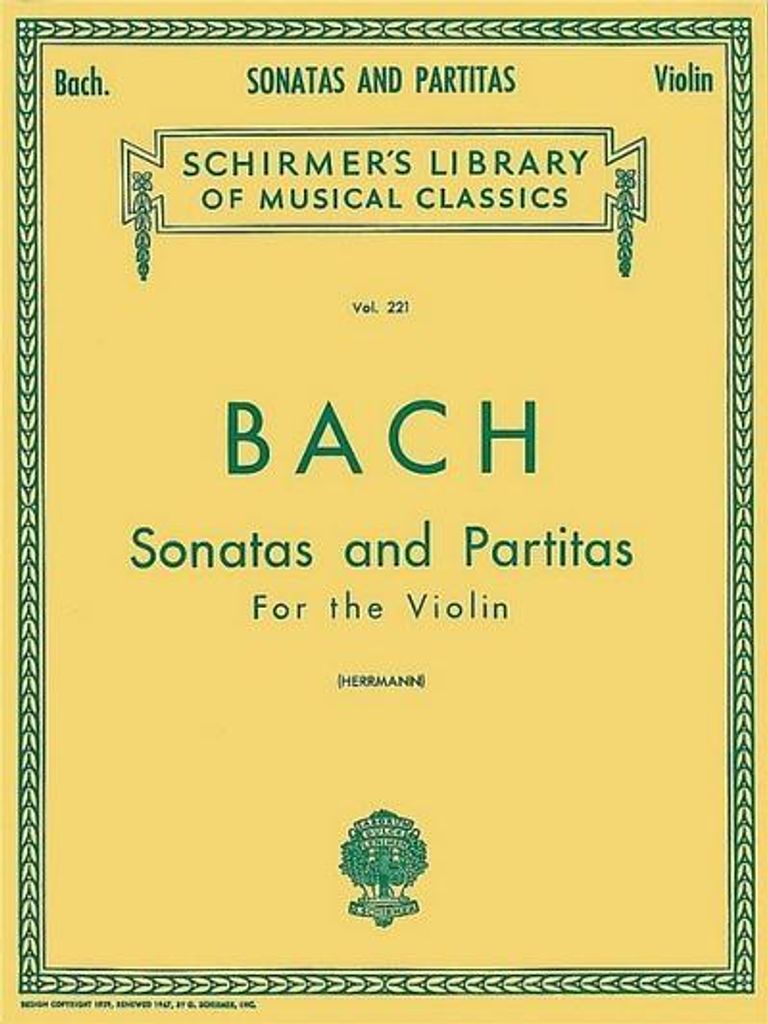 Bach: Sonatas and Partitas for Violin Solo (Schirmer's Library of Musical Classics)