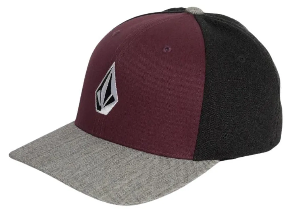 Casquette Flexfit Volcom Full Stone pour Homme en Coloris Rouge Chiné