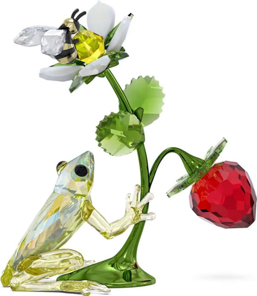 Swarovski Idyllia Frosch, Biene und Erdbeere 5667599 Dekoration