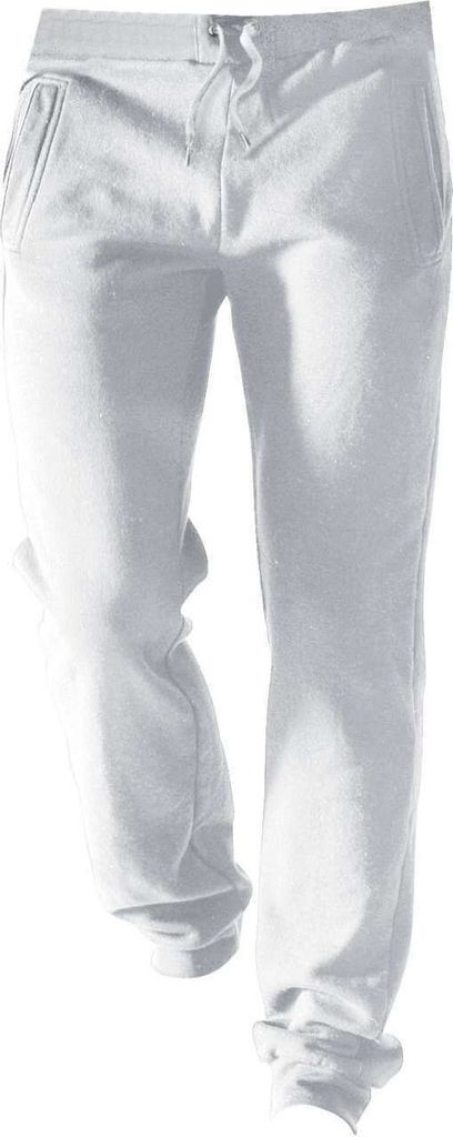 Kariban Jungen Jogginghose Thermo Hose Freizeithose Kinder Warm Sport, Größe:8/10, Farbe:Weiß