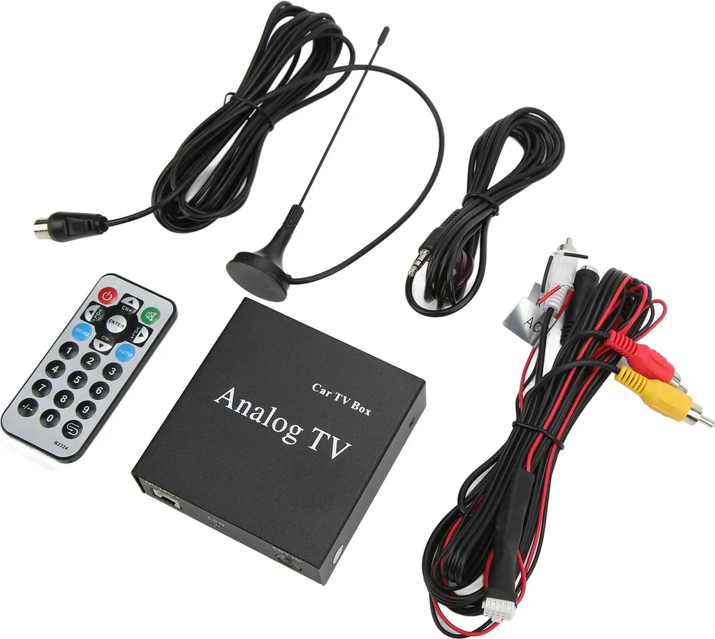 Récepteur Signal TV PAL/NTSC pour Voiture avec Affichage Menu OSD