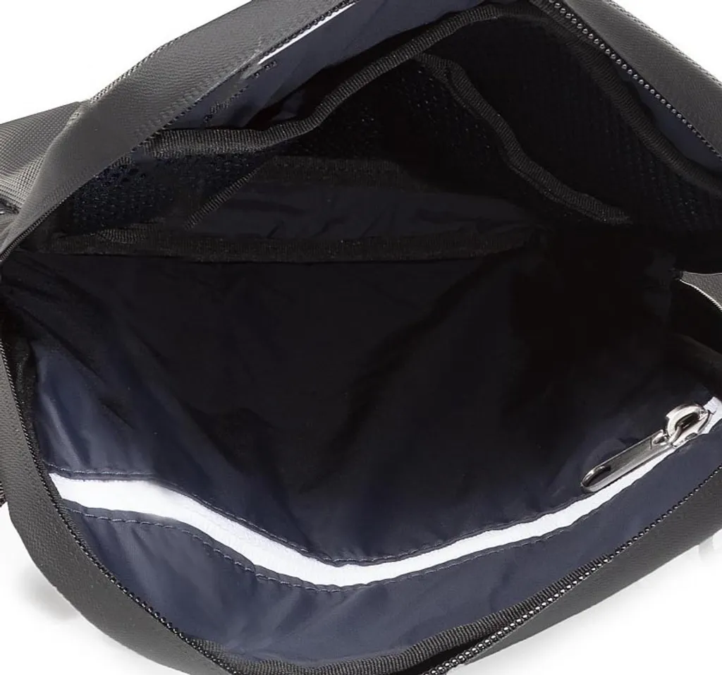 Lacoste Borsa Viaggio Flat Crossover LCST Noir - Leggera e Sicura - 7