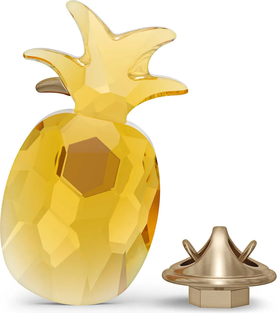 Aimant Swarovski Jungle Beats Ananas Jaune 5572158 Cristal Brillant