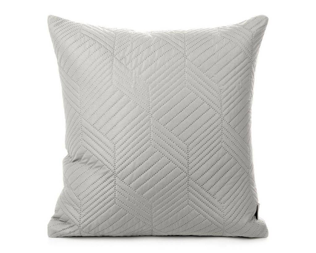 Design91 Kopfkissenbezug 40x40 cm Silber