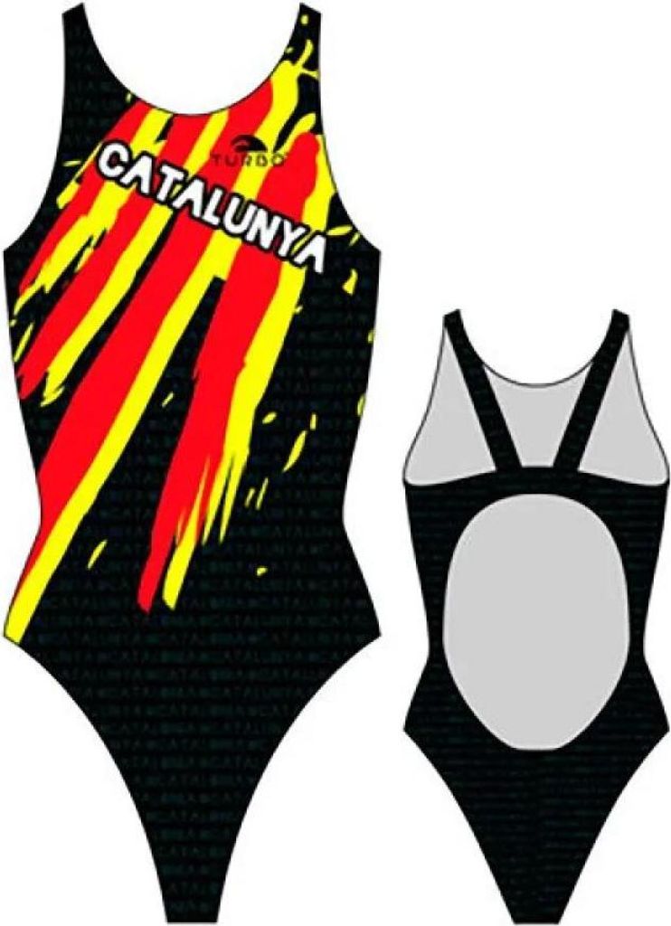 Turbo Catalonia Pro Resist Badeanzug Schwarz 2XL Damen Schwarz 2XL