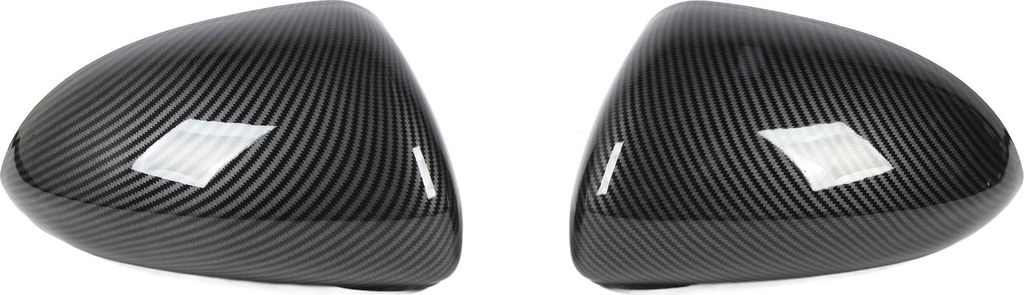 1 Paar Türspiegelabdeckungen links rechts schützende stilvolle wasserdichte Rückspiegelkappe Ersatz für Vauxhall Corsa D E Carbonfaser-Stil